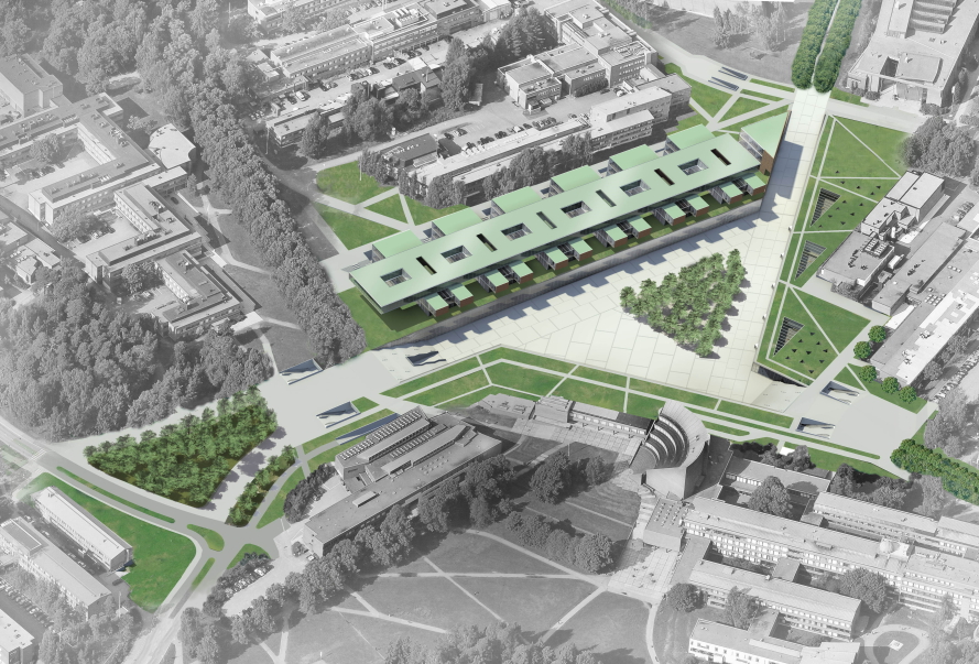 Campus Universite Otaniemi Helsinki 2012 by Dragan Architecture Paris